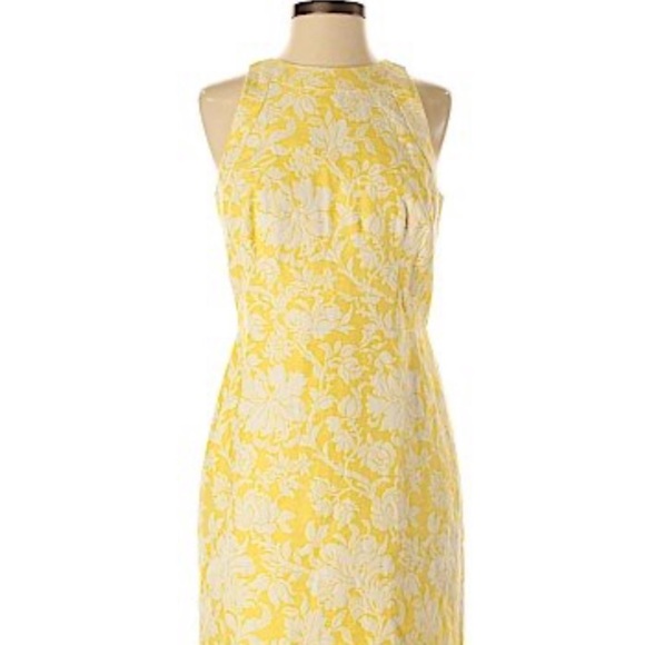 Ann Taylor Yellow Floral Dress - Picture 2 of 3